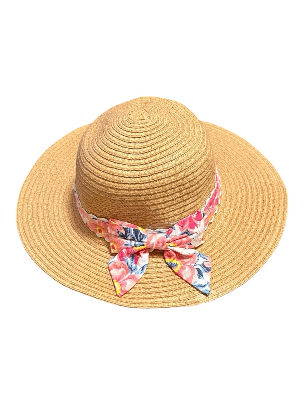 Max Studio Kids Tan Straw Sun Hat